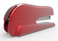 Side view - red stapler Royalty Free Stock Photo
