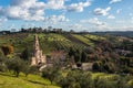 Ostra, Le Marche/Italy - january 04 2018: iconic sanctuary of Madonna della Rosa Royalty Free Stock Photo