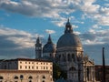 Side View of Santa Maria della Salute Church in Venice, Italy Royalty Free Stock Photo