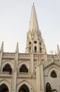 Side view of Santhome Basilica cathedral church,Chennai,Tamil Nadu,India Royalty Free Stock Photo