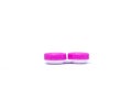 Pink Eye Lens Contacts Case Royalty Free Stock Photo