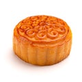 Side view studio shoot of traditional Chinese mooncake