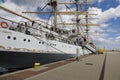 Side view of the tall-ship Dar Mlodziezy