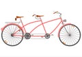 Retro tandem. Royalty Free Stock Photo