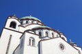 Side view of Temple of Saint Sava Royalty Free Stock Photo