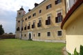 Side view to Milotice castle, Moravia