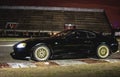 Side view of Toyota Supra at night. Royalty Free Stock Photo