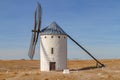 Side view of traditional windmill in Spain