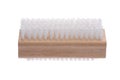 Side view of traditional wooden nail brush