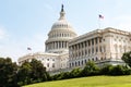 Side View of U. S. Capitol Building Building in Washington, DC Royalty Free Stock Photo