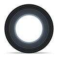 Side view vehicle tire icon