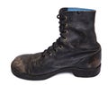 Isolated Used Army Boot - Inner Side Royalty Free Stock Photo