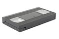 Side view of vhs video tape Royalty Free Stock Photo