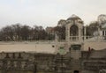 Side view of Vienna Stadtpark promenade