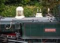 Side view of vintage steam engine Kissack at Douglas, Isle of Man Royalty Free Stock Photo