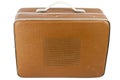 Side view of vintage suitcase turntable Royalty Free Stock Photo