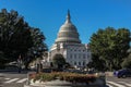 Side view of Washington DC Capitol Hill Royalty Free Stock Photo