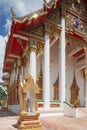 Side view of the Wat Chalong Royalty Free Stock Photo