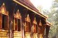 Side view of Wat Tha Sai. Thai Mueang. Thai Mueang district. Phang Nga province. Thailand