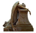 Side View Weeping Angel Royalty Free Stock Photo