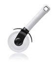 Side view of white plastic pizza cutter Royalty Free Stock Photo