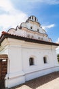 Side wall and gable old mansion Royalty Free Stock Photo