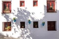 side detail image of building in mijas