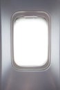 Side window in airplane Royalty Free Stock Photo