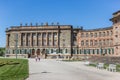 Side wing of the Wilhelmshohe castle in the Bergpark of Kassel Royalty Free Stock Photo