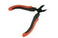 Side wire cutters isolated on white background with clipping path Royalty Free Stock Photo