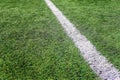 Sideline football field, Sideline chalk mark artificial grass soccer field