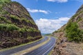 Sideling Hill road cut for I68 interstate near Hancock in Maryland Royalty Free Stock Photo