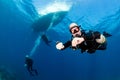 Sidemount diving Royalty Free Stock Photo