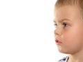 Sideview boy Royalty Free Stock Photo