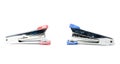 Sideview two stapler isolate Royalty Free Stock Photo