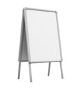Sidewalk Blank Whiteboard Royalty Free Stock Photo