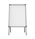 Sidewalk Blank Whiteboard Royalty Free Stock Photo