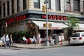 Sidewalk Cafe in New York City Royalty Free Stock Photo