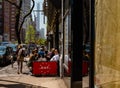 Sidewalk Cafe in New York Royalty Free Stock Photo