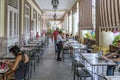 Sidewalk cafÃÂ© at the Hotel Inglaterra, Havana, Cuba