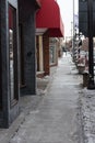 Sidewalk in Chicago suburbs Royalty Free Stock Photo