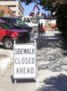 Sidewalk Closed