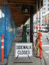 Sidewalk Closed