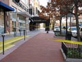 Sidewalk Closed at Maggiano`s Restaurant