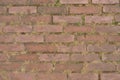 Sidewalk pavement made of bricks Royalty Free Stock Photo