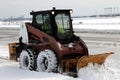 Sidewalk snowplow Royalty Free Stock Photo