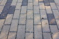 Sidewalk tiles horizontal background picture.