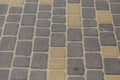 Sidewalk tiles with a new design, an exclusive product.