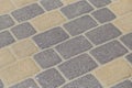 Sidewalk tiles with a new design, an exclusive product.