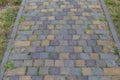 Sidewalk tiles with a new design, an exclusive product.